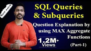 Lec59 SQL Queries and Subqueries part1  Database Management System [upl. by Armond]