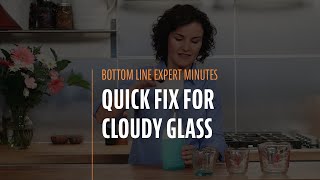 Quick Fix for Cloudy Glass [upl. by Triplett]