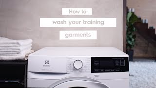 How to wash training clothes Electrolux Washing machines [upl. by Cadal394]