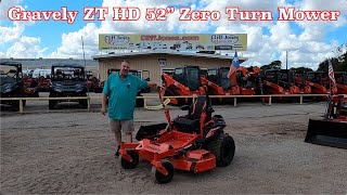 Gravely 52HD Zero Turn Lawn Mower [upl. by Llerrot186]