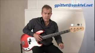 Bass Guitar Lesson by Gerry Pittet The Authority Song by John Mellencamp [upl. by Bernard94]