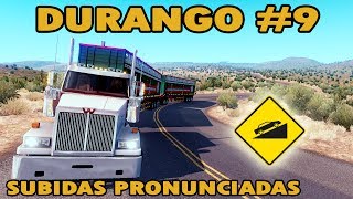 DURANGO 9  Guanacevi subidas pronunciadas  Western Star 4900  Mapa Mexico ATS [upl. by Lulita499]