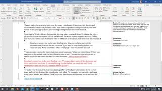 Tips amp Tricks Microsoft Word Track Changes and Document Comparison [upl. by Lemak390]