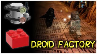 LEGO Star Wars The Complete Saga  DROID FACTORY  Minikits amp Red Power Brick [upl. by Eddi]