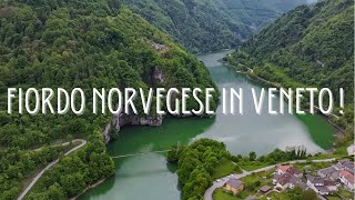 LAGO DI CORLO FIORDO NORVEGESE DEL VENETO Cosa vedere FUMEGAI URBEX Italydronetravel [upl. by Ancel997]