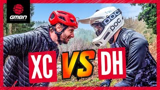 Cross Country Vs Downhill  HeadToHead MTB Challenges [upl. by Franza]