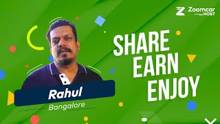 Zoomcar Host Rahul  Bangalore  Hear from our Hosts [upl. by Yelsew]