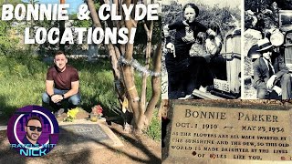 BONNIE AND CLYDE Texas Locations  Graves Homes Death Locations [upl. by Glenine]