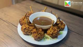 2025 Nutrition Masterclass Coffeelicious Corn FlakesCrusted Chicken Lollipops [upl. by Etnauq]