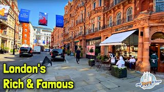 Mayfair London Walking Tour  Lifestyles of the Rich and Famous [upl. by Skill991]