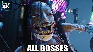 GHOSTWIRE TOKYO  All Bosses With Cutscenes 4K 60FPS UHD PC [upl. by Nellad]