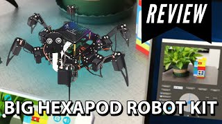 Big Hexapod Robot Kit for Raspberry Pi  Review [upl. by Rochell]