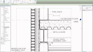 102 Tutorial How to draw a Filled Region and Insert Detail Components in REVIT Architecture [upl. by Orecul181]