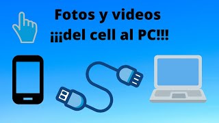 como pasar fotos del celular ala computadora windows 10 con el cable usb  forma 1 [upl. by Karolina696]