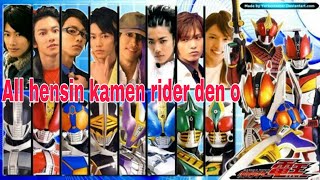 Kamen rider den o All henshin and finisher series [upl. by Aitercul]