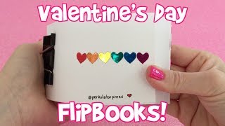 Valentines Day FLIPBOOK compilation 5 years of valentine flipbooks [upl. by Elleiram]