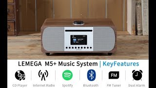 quotBlack Friday 2019quot LEMEGA M5 AllinOne HiFi Music System with CD Player Internet Radio FM Radio [upl. by Enillebyam]