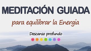 Meditación GUIADA para DORMIR PROFUNDO con ACTIVACIÓN DE CHACRAS 💜DESCANSAR y ALINEAR LOS CHAKRAS [upl. by Clotilde282]