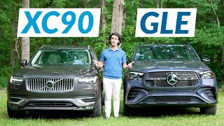 2024 MercedesBenz GLE 450 vs 2023 Volvo XC90 [upl. by Forward380]