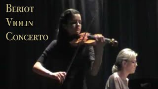 BERIOT Violin Concerto No9 by Patricia Cordero 13 [upl. by Gardell]