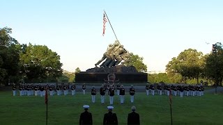 Sunset Parade At USMC War Memorial [upl. by Runck]