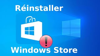 Réinstaller Windows Store de Windows 10 [upl. by Tien]