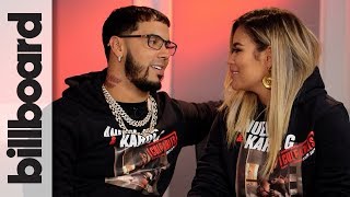 Anuel AA amp Karol G Discuss Touring Together Their First Kiss On Stage amp More  Billboard [upl. by Nevear]