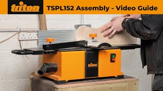 Assembly amp Setup  Triton TSPL152 Surface Planer 6quot [upl. by Jade]