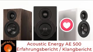 Acoustic Energy AE 500 Regallautsprecher For the authenticity of Music High End Sound Speakers Test [upl. by Marriott281]