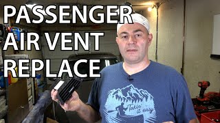 E90 BMW Passenger Air Vent Replacement DIY [upl. by Waki]