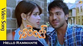 Hello Rammante Video Song  Orangeఆరెంజ్ Telugu Movie Songs  Ram Charan  Vega Music [upl. by Ednalrym16]