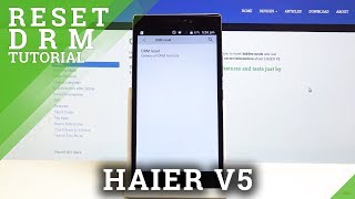 How to Reset DRM in HAIER V5  Remove Media Licenses [upl. by Athallia]