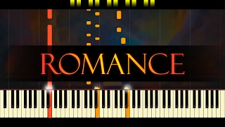 Spanish Romance guitar piece  PIANO [upl. by Plate]