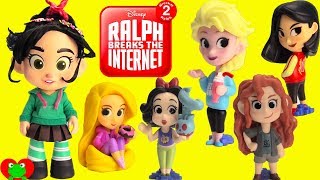 Ralph Breaks the Internet Vanellope and Princess Rapunzel Mulan [upl. by Assilaj]