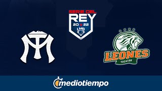 Sultanes vs Leones Juego 4 de la Serie del Rey 2022 [upl. by Ahsekat]