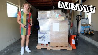 Whats Inside a LOWES Return Pallet [upl. by Drannek201]