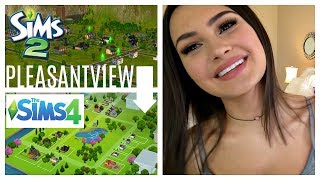 i made pleasantview in the sims 4 [upl. by Evoy]