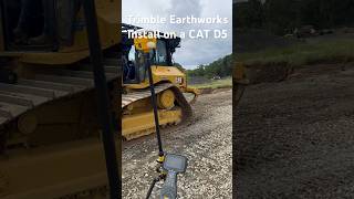 HOW STEEP IS TOO STEEP CAT D5 DOZER PUSHING TO ITS LIMITS CLEARING A UTILITY EASEMENT… [upl. by Hisbe777]