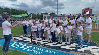 National Anthem at Trenton Thunder Game 82822 [upl. by Elayne]