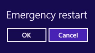 Windows Emergency Restart Prompts [upl. by Laerdna]