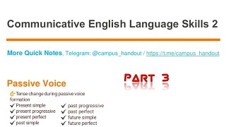 Communicative English Language Skills 2 Chapter 1 Part 3 [upl. by Aikin335]