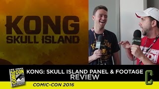 Kong Skull Island Panel amp Footage Review  San Diego ComicCon 2016 [upl. by Loredana838]