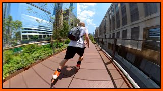 Skating The High Line NYC [upl. by Llevra]