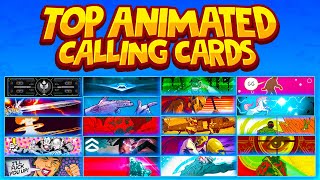 BEST ANIMATED CALLING CARDS in Modern Warfare Rare [upl. by Vorfeld]