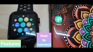 How to connect T55 Smartwatch with Fitpro app and features of fitpro  Smartwatch T55 [upl. by Brasca14]