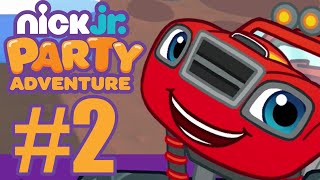 Nick Jr Party Adventure Gameplay Walkthrough Part 2  Blaze amp Santiago [upl. by Airotkciv]