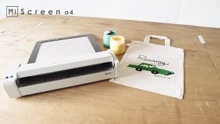 Riso Miscreen A4  Digital ComputertoScreen maker [upl. by Nodnalb732]