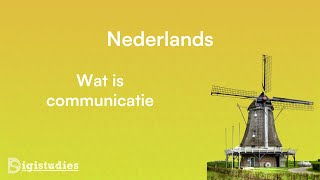 Nederlands  Wat is communicatie onderbouw [upl. by Fredkin106]