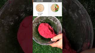 Satvic roti recipe Healthy beetroot chapati ritakithali satvicfood food [upl. by Man]