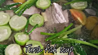 How to cook tuna fish soup  Tuna fish recipe  Bariles sinabaw  Tuna Fish tinola  Mrs Cha [upl. by Oleic]